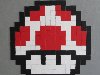 8 Bit Mario Mushroom Tiles by Ricardo-Rick